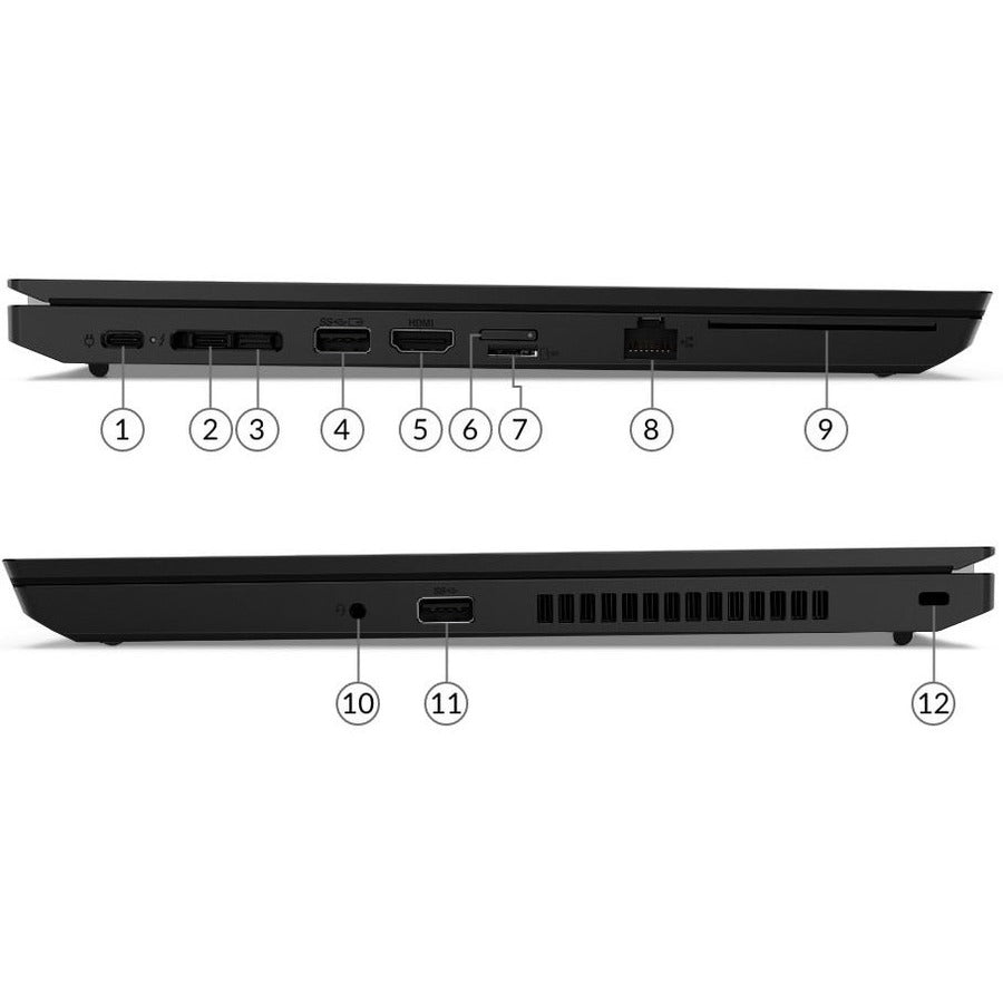 Lenovo ThinkPad L14 Gen2 20X50050US 14 Notebook - Full HD - AMD Ryzen 7 PRO 5850U - 8 GB - 256 GB SSD - English Keyboard - Black - TAA Compliant"