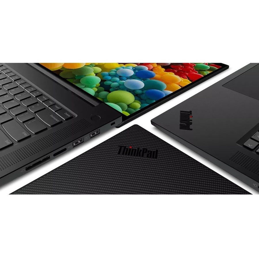 Lenovo ThinkPad P1 Gen 4 20Y4S2NJ00 16 Mobile Workstation - WQXGA - Intel Core i7 11th Gen i7-11850H - 32 GB - 1 TB SSD - English Keyboard - Black"