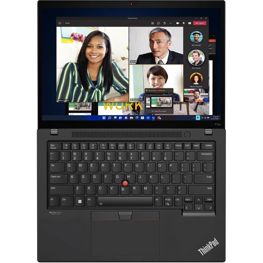 Lenovo ThinkPad P14s Gen 3 21J5000XUS 14" Touchscreen Notebook - WUXGA - 1920 x 1200 - AMD Ryzen 7 PRO 6850U Octa-core (8 Core) 2.70 GHz - 32 GB Total RAM - 32 GB On-board Memory - 512 GB SSD - Black