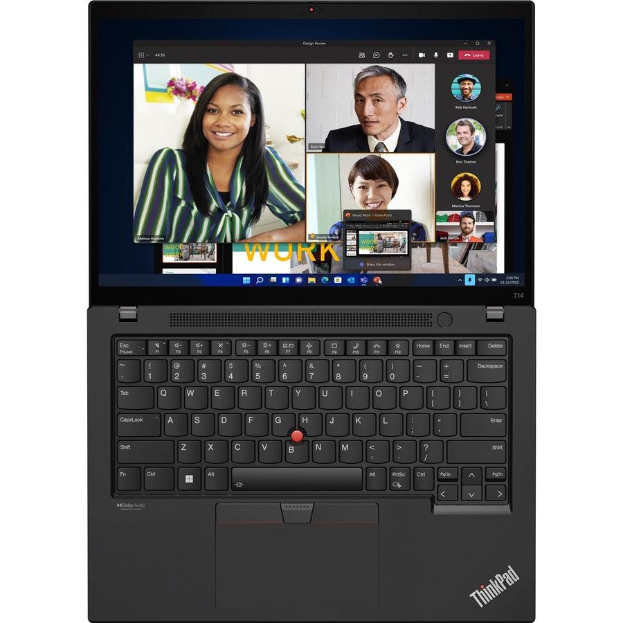 Lenovo ThinkPad T14 Gen 3 21AH00BRUS 14 Touchscreen Notebook - WUXGA - Intel Core i5 12th Gen i5-1235U - 16 GB - 512 GB SSD - English Keyboard - Thunder Black"