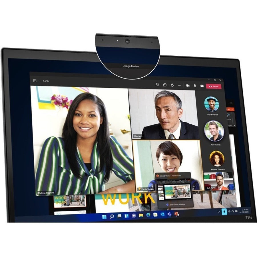 Lenovo ThinkPad T14s Gen 3 21BR002UUS 14 Touchscreen Notebook - WUXGA - Intel Core i7 12th Gen i7-1260P - 16 GB - 512 GB SSD"