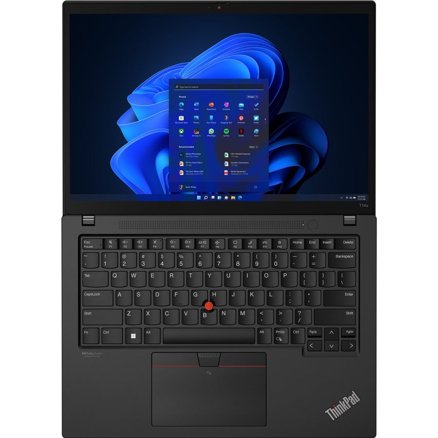 Lenovo ThinkPad T14s Gen 3 21BR002UUS 14 Touchscreen Notebook - WUXGA - Intel Core i7 12th Gen i7-1260P - 16 GB - 512 GB SSD"