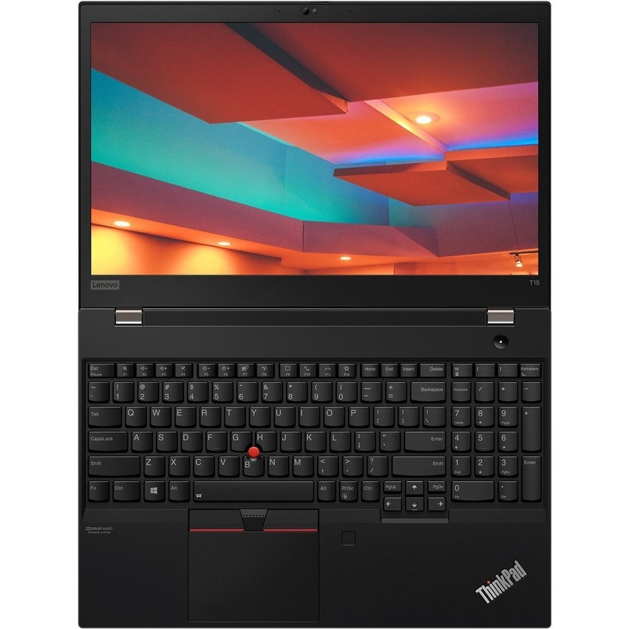 Lenovo ThinkPad T15 Gen 1 20S60012US 15.6 Notebook - Full HD - Intel Core i5 10th Gen i5-10310U - 8 GB - 256 GB SSD - English (US) Keyboard - Black"