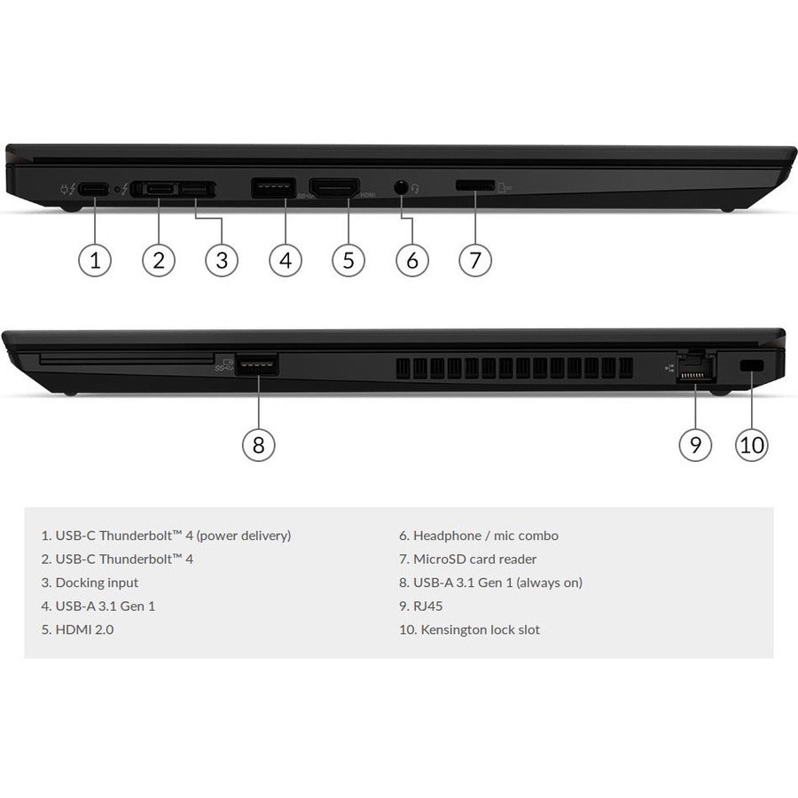 Lenovo ThinkPad T15 Gen 2 20W400K4US 15.6 Touchscreen Notebook - Full HD - 1920 x 1080 - Intel Core i7 11th Gen i7-1165G7 Quad-core (4 Core) 2.8GHz - 16GB Total RAM - 512GB SSD - no ethernet port - not compatible with mechanical docking stations"