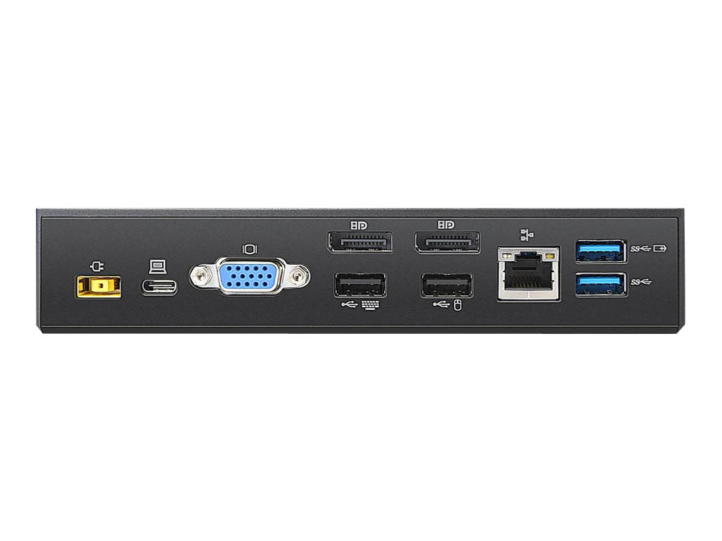 Lenovo ThinkPad USB-C Dock - Docking station - USB-C - HDMI, 2 x DP - 1GbE - 90 Watt - CRU - United States