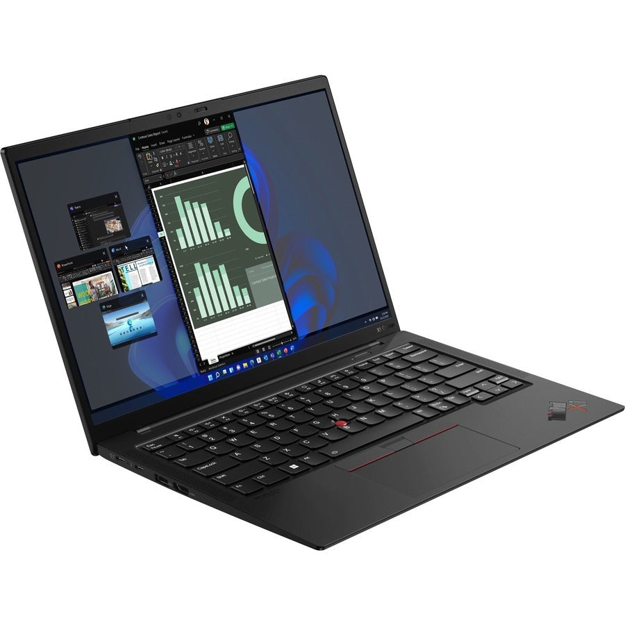 Lenovo ThinkPad X1 Carbon Gen 10 21CB009HUS 14 Touchscreen Notebook - WUXGA - Intel Core i7 12th Gen i7-1260P - 16 GB - 512 GB SSD - English Keyboard - Black Paint"