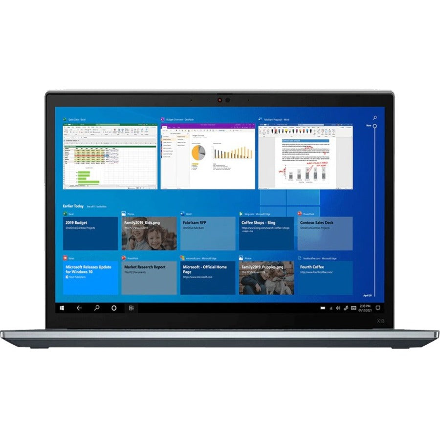 Lenovo ThinkPad X13 Gen 2 20WK005YUS 13.3 Notebook - WUXGA - Intel Core i5 11th Gen i5-1145G7 - vPro Technology - 8 GB - 256 GB SSD - English (US) Keyboard - Storm Gray"