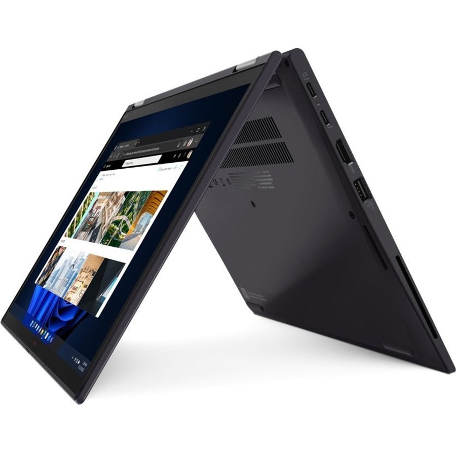 Lenovo ThinkPad X13 Yoga Gen 3 21AW002PUS 13.3 Touchscreen Convertible 2 in 1 Notebook - WUXGA - Intel Core i5 12th Gen i5-1245U - vPro Technology - 16 GB - 512 GB SSD - English Keyboard - Thunder Black"