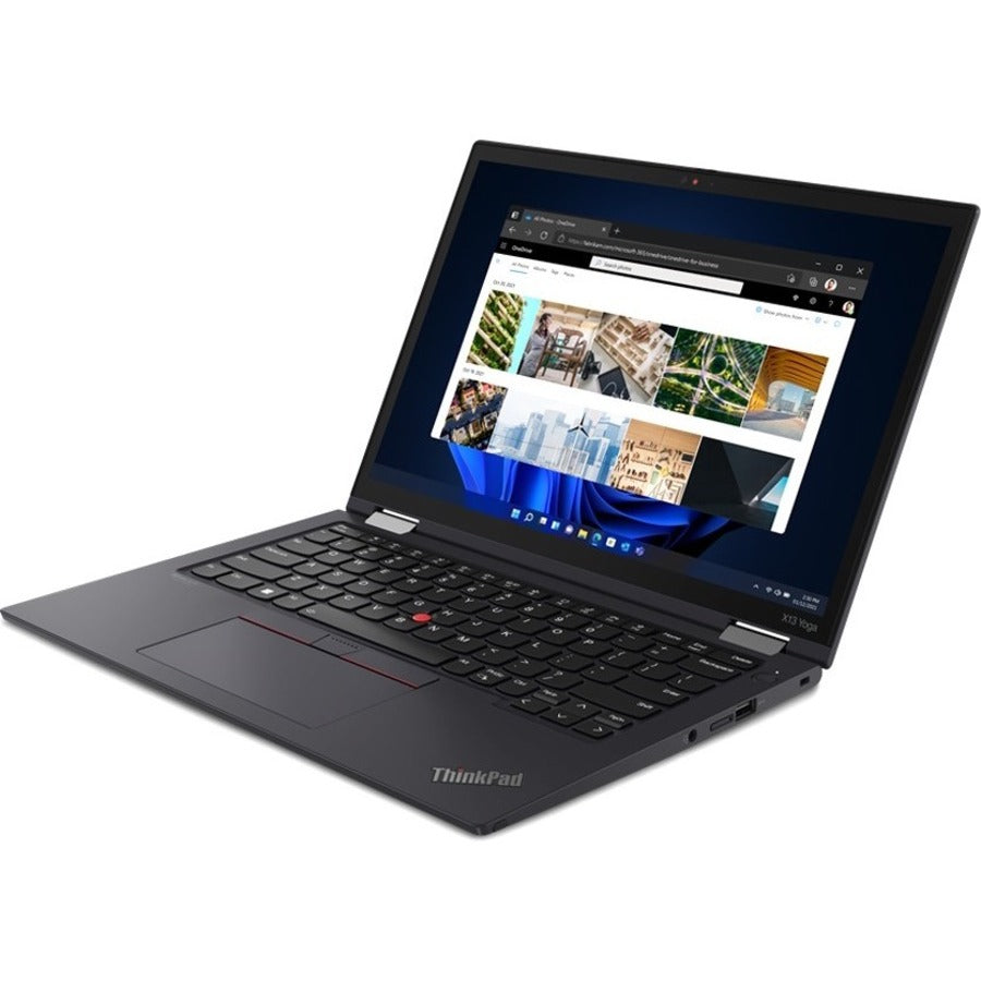Lenovo ThinkPad X13 Yoga Gen 3 21AW002PUS 13.3 Touchscreen Convertible 2 in 1 Notebook - WUXGA - Intel Core i5 12th Gen i5-1245U - vPro Technology - 16 GB - 512 GB SSD - English Keyboard - Thunder Black"