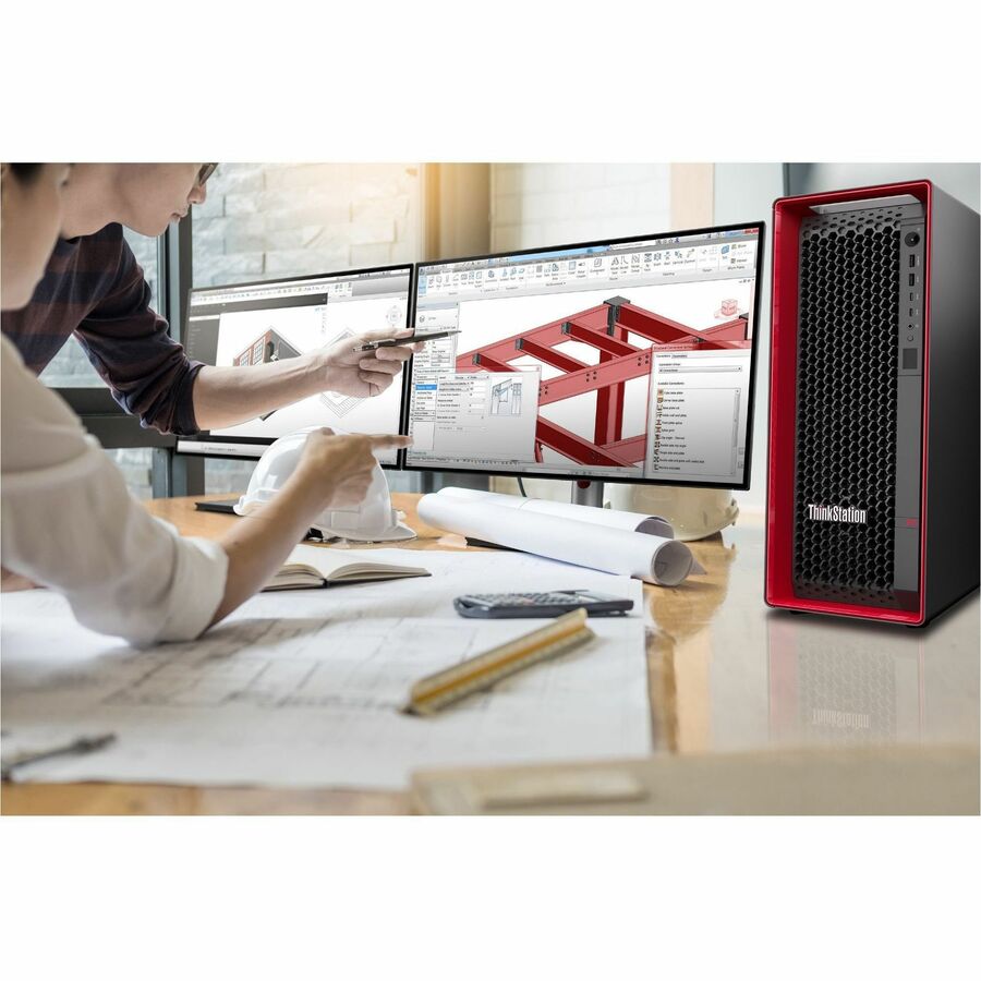 Lenovo ThinkStation 30GA000UUS Workstation - Intel Xeon Hexa-core (6 Core) w3-2425 - 32