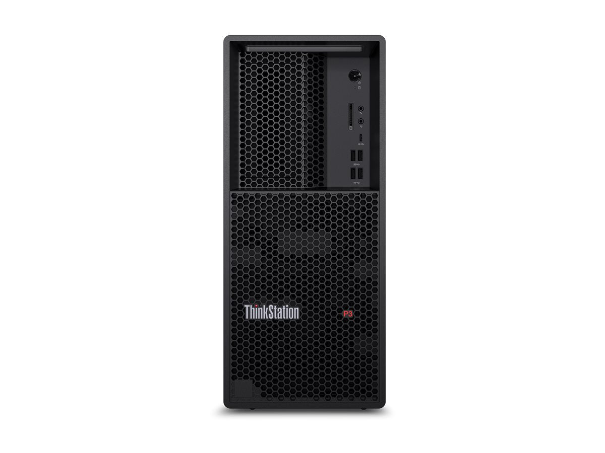 Lenovo ThinkStation P3 30GS - Tower 1 x Core i7 i7-14700 / up to 5.4 GHz - vPro Enterprise - RAM 16 GB - SSD 512 GB - TCG Opal 30GS00GRUS