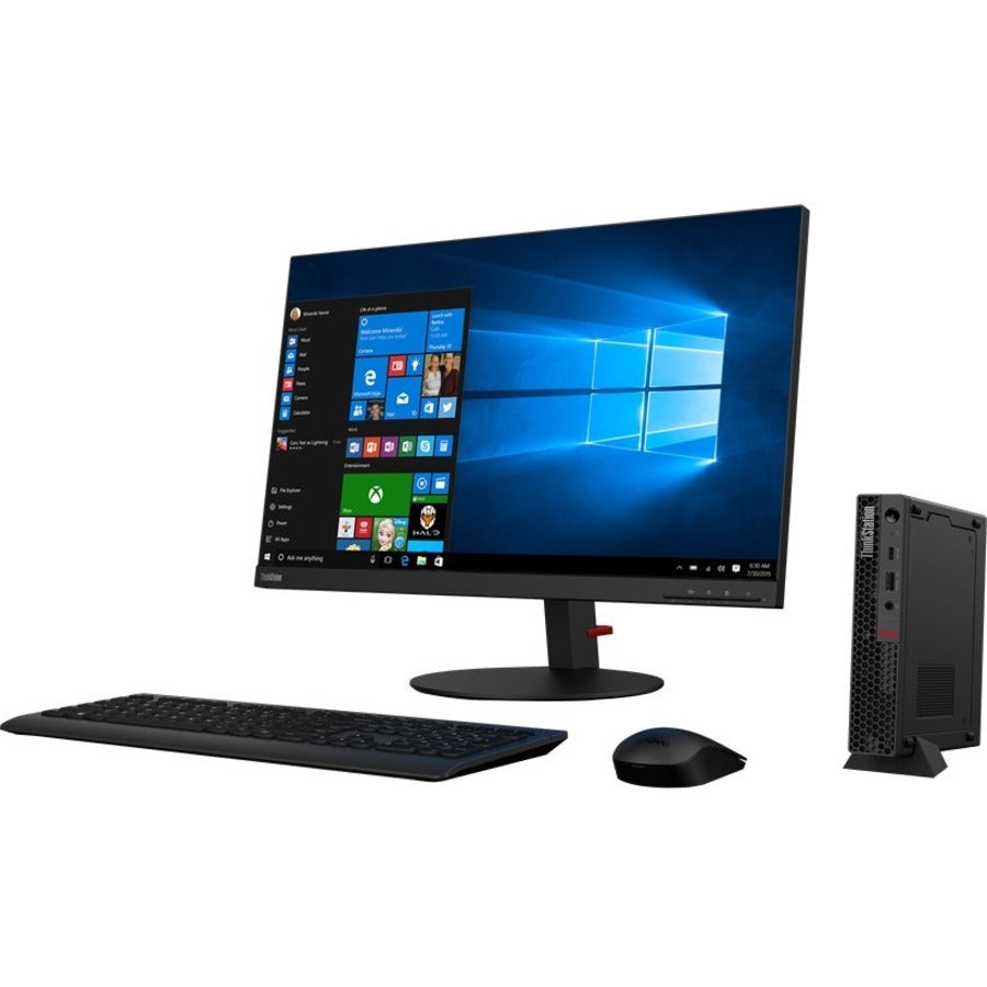 Lenovo ThinkStation P350 30EF001LUS Workstation - 1 x Intel Core i7 11th Gen i7-11700T - 16 GB - 512 GB SSD - Tiny - Raven Black