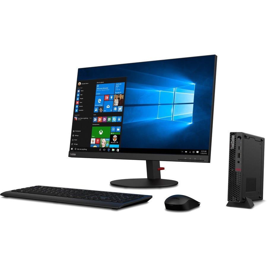 Lenovo ThinkStation P350 30EF0051US Workstation - 1 x Intel Core i7 11th Gen i7-11700T - 16 GB - 512 GB SSD - Tiny - Black