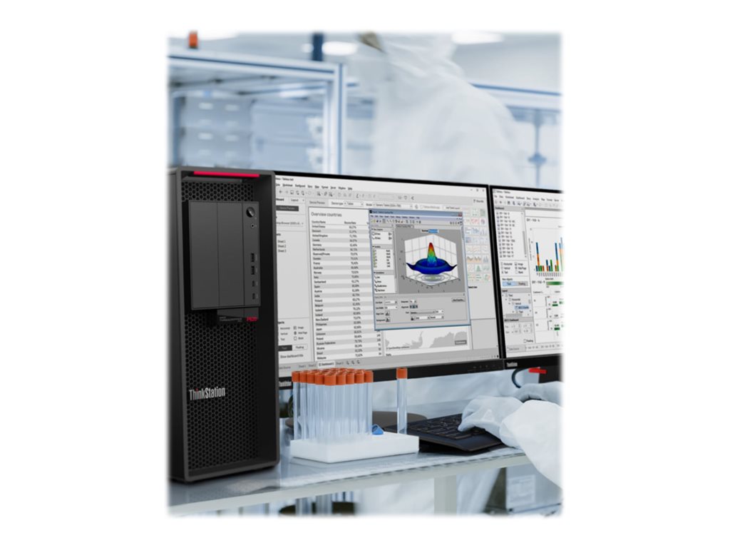 Lenovo ThinkStation P620 30E0 - Tower - 1 x Ryzen ThreadRipper PRO 5975WX / up to 4.5 GHz - AMD PRO - RAM 32 GB - SSD 1 TB - 30E000YDUS