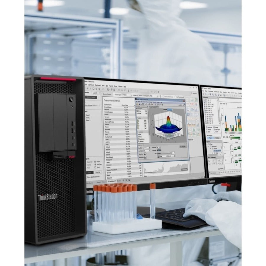 Lenovo ThinkStation P620 AI Workstation Threadripper PRO 12-Core 30E000M9US