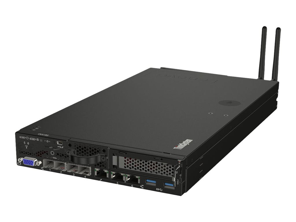 Lenovo ThinkSystem SE350 7D1X - Server - rack-mountable - 1U - 1-way - 1 x Xeon D-2143IT / up to 3 GHz - RAM 32 GB - no