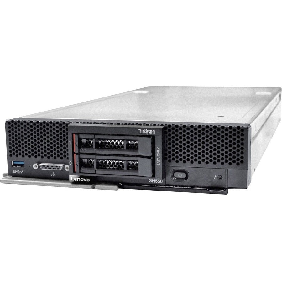 Lenovo ThinkSystem SN550 7X16A07BNA Blade Server - 1 x Intel Xeon Silver 4208 2.10 GHz - 32 GB RAM - Serial ATA/600, Serial Attached SCSI (SAS) Controller