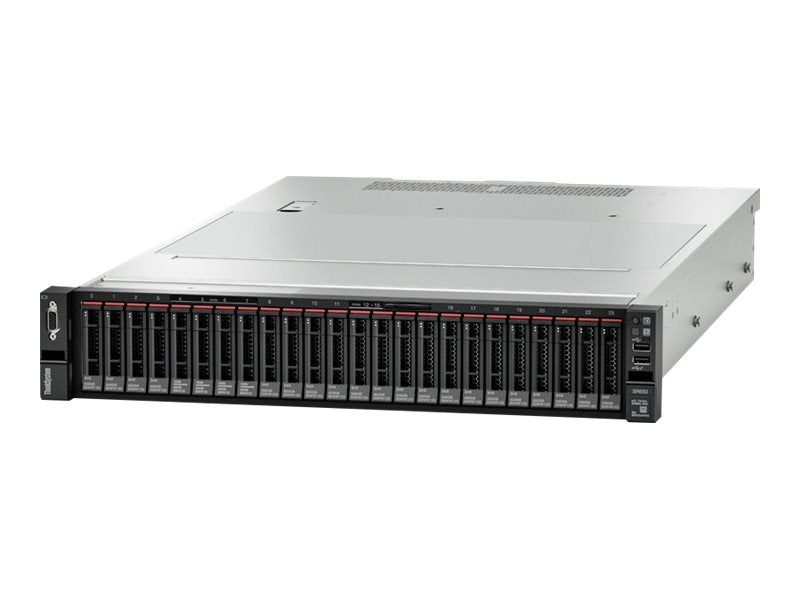 Lenovo ThinkSystem SR650 7X06 - Server - rack-mountable - 2U - 2-way - 1 x Xeon Silver 4214 / up to 3.2 GHz - RAM 192 GB