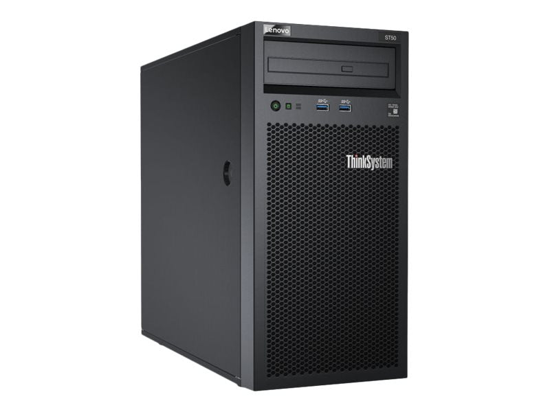 Lenovo ThinkSystem ST50 7Y48 - Server - tower - 4U - 1-way - 1 x Xeon E-2224G / up to 4.7 GHz - RAM 8 GB - HDD 2 x 1 TB