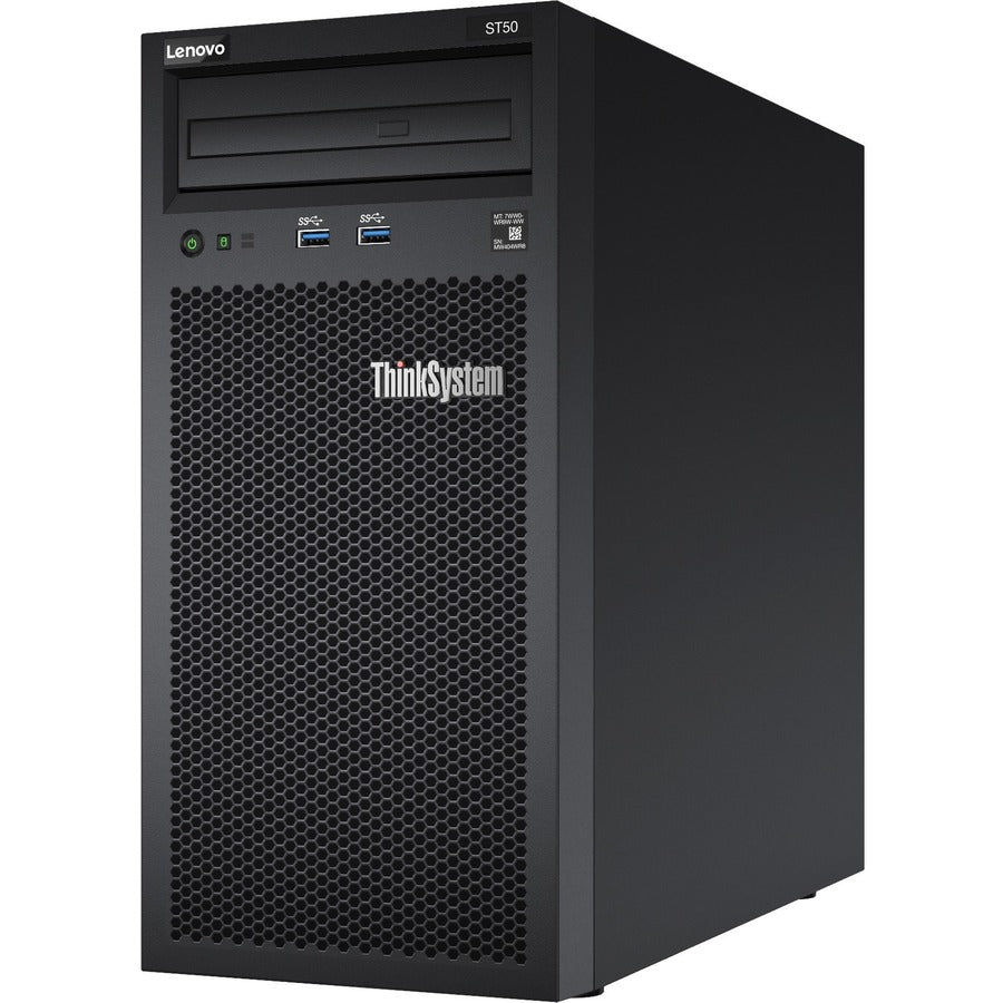 Lenovo ThinkSystem ST50 7Y48A04MNA 4U Tower Server - 1 x Intel Celeron G4900 3.10 GHz - 8 GB RAM - Serial ATA/600 Controller