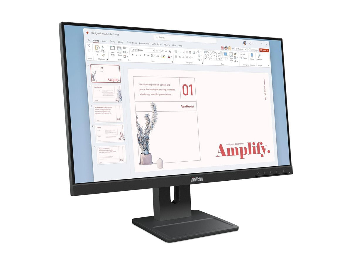 Lenovo ThinkVision E24-40 23.8" FHD Monitor 99% sRGB for Professionals