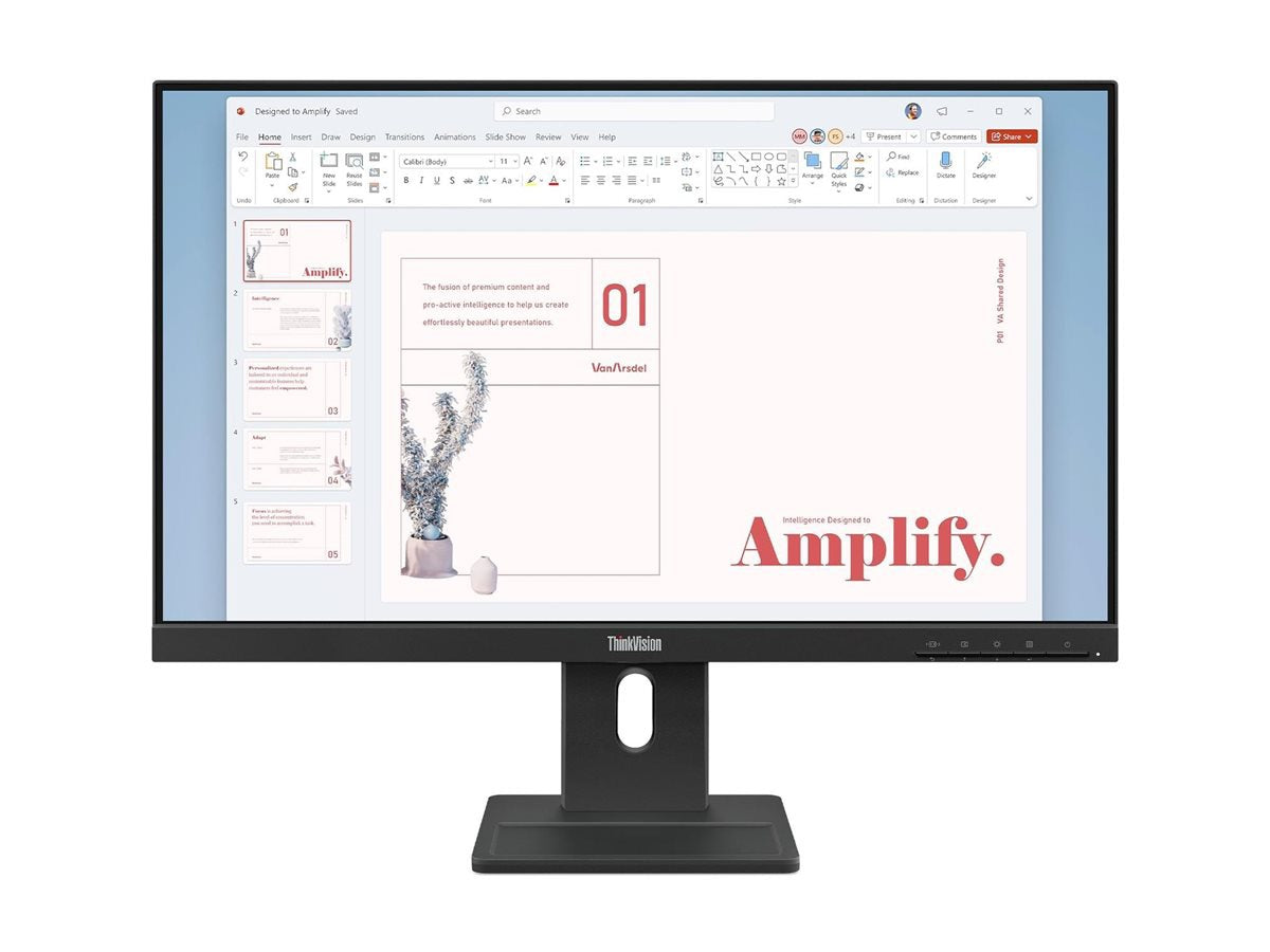 Lenovo ThinkVision E24-40 23.8" FHD Monitor 99% sRGB for Professionals
