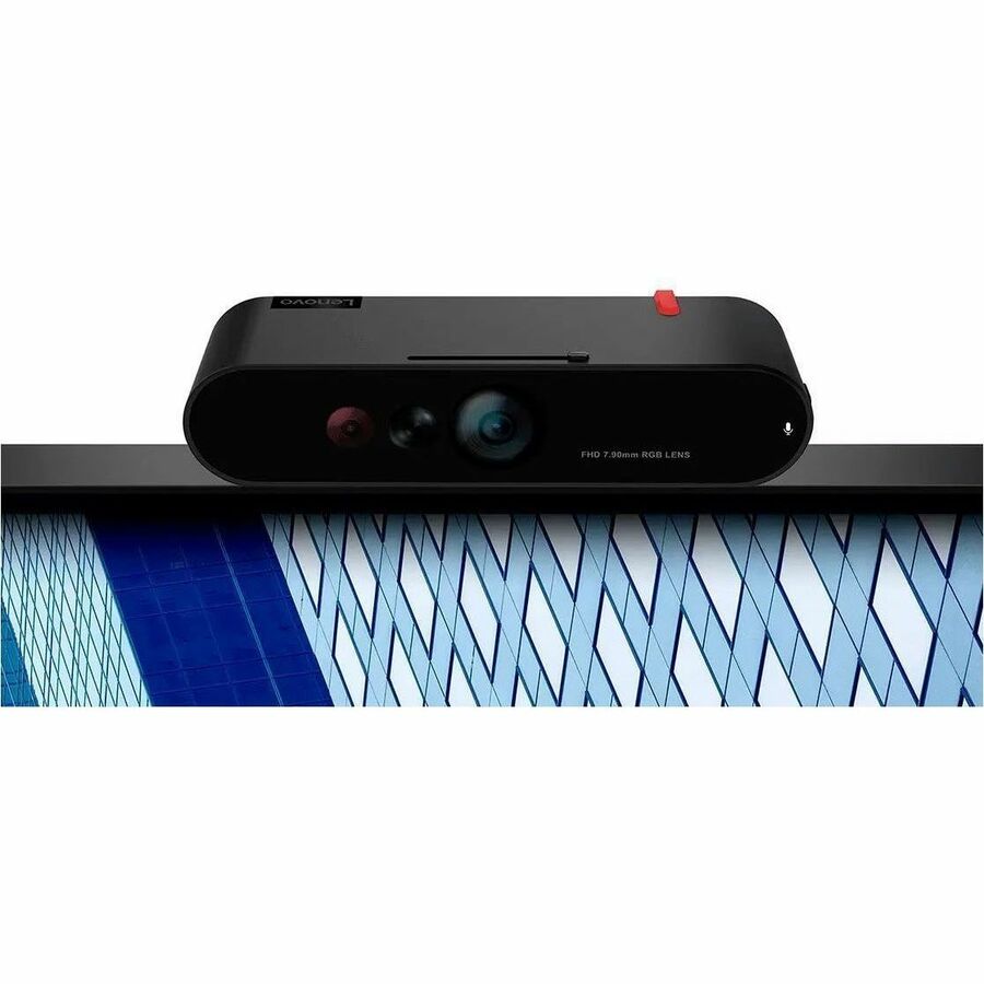 Lenovo ThinkVision MC60 Webcam - Black - USB 2.0 - 1920 x 1080 Video - 90&deg; Angle -