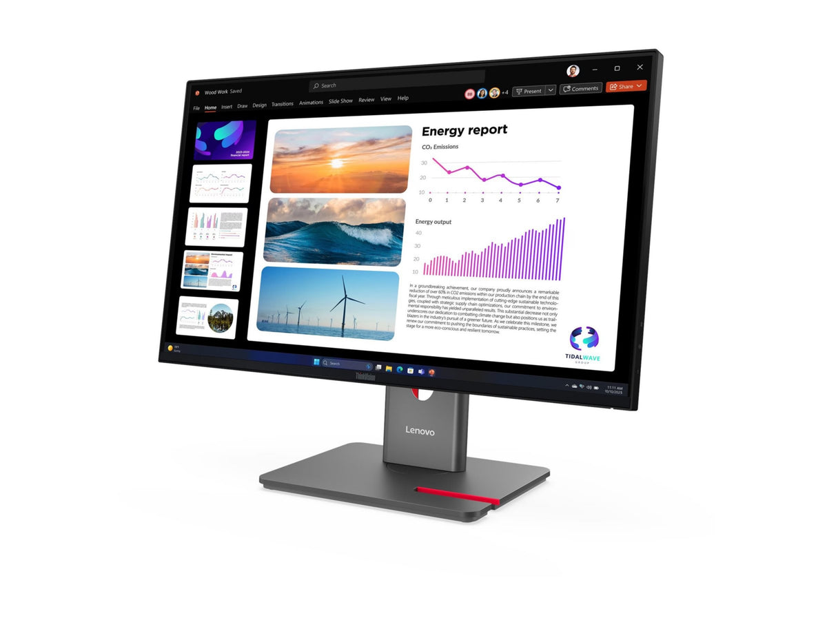 Lenovo ThinkVision P24Q-40 23.8" WQHD Monitor HDR 120Hz for Professionals