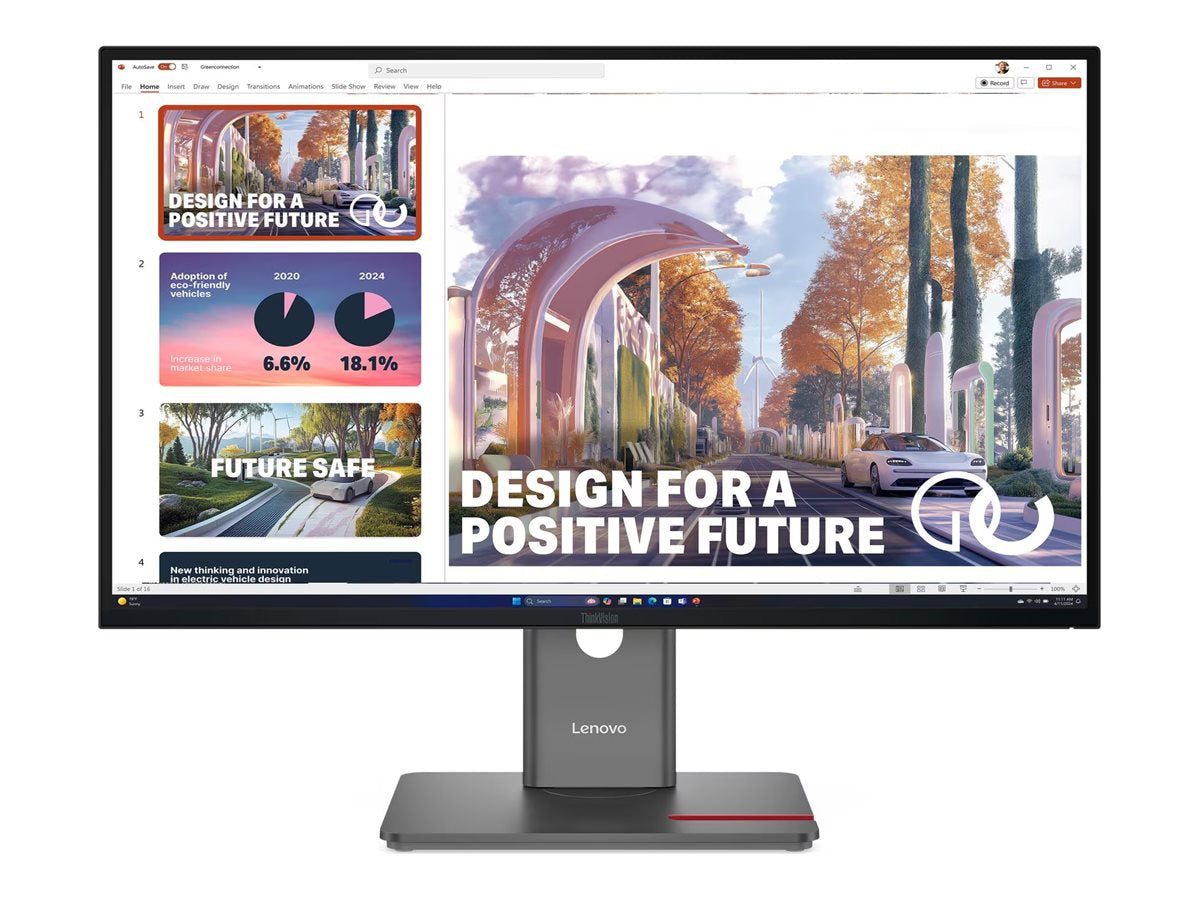 Lenovo ThinkVision P27QD-40 27" QHD Monitor USB-C HDR for Professionals