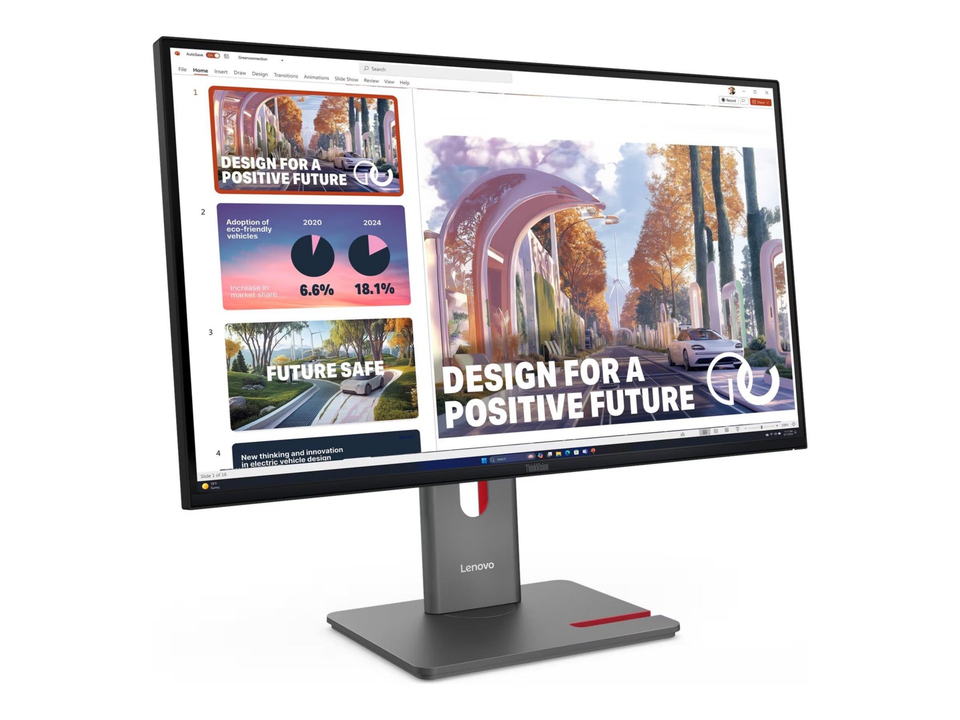 Lenovo ThinkVision P27QD-40 27" QHD Monitor USB-C HDR for Professionals