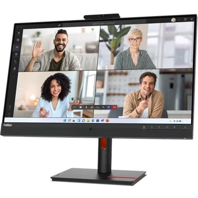 Lenovo ThinkVision T27hv-30 27" Webcam WQHD LCD Monitor - 16:9 - Raven Black