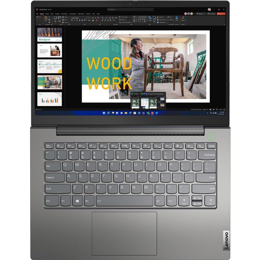Lenovo Thinkbook 14 G4 Iap 21Dh00E3Us 14" Notebook - Full Hd - 1920 X 1080 - Intel Core I5 12Th Gen I5-1235U Deca-Core (10 Core) 1.30 Ghz - 16 Gb Total Ram - 8 Gb On-Board Memory - 256 Gb Ssd - Mineral Gray