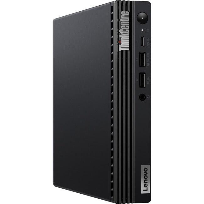 Lenovo Thinkcentre M70Q Gen 3 11T3008Fus Desktop Computer - Intel Core I3 12Th Gen I3-12100T Quad-Core (4 Core) 2.20 Ghz - 8 Gb Ram Ddr4 Sdram - 256 Gb Nvme M.2 Pci Express Pci Express Nvme 4.0 Ssd - Tiny - Black