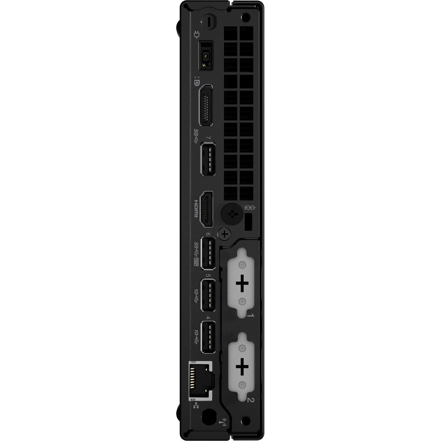 Lenovo Thinkcentre M80Q Gen 3 11U10040Us Desktop Computer - Intel Core I5 12Th Gen I5-12500T Hexa-Core (6 Core) 2 Ghz - 8 Gb Ram Ddr5 Sdram - 256 Gb M.2 Pci Express Nvme 4.0 X4 Ssd - Tiny - Black