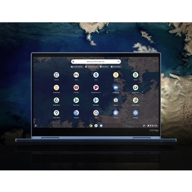 Lenovo Thinkpad C13 Yoga Chromebook 33.8 Cm (13.3") Touchscreen Full Hd Amd Ryzen™ 5 8 Gb Ddr4-Sdram 256 Gb Ssd Wi-Fi 5 (802.11Ac) Chrome Os Blue 20Ux001Qus