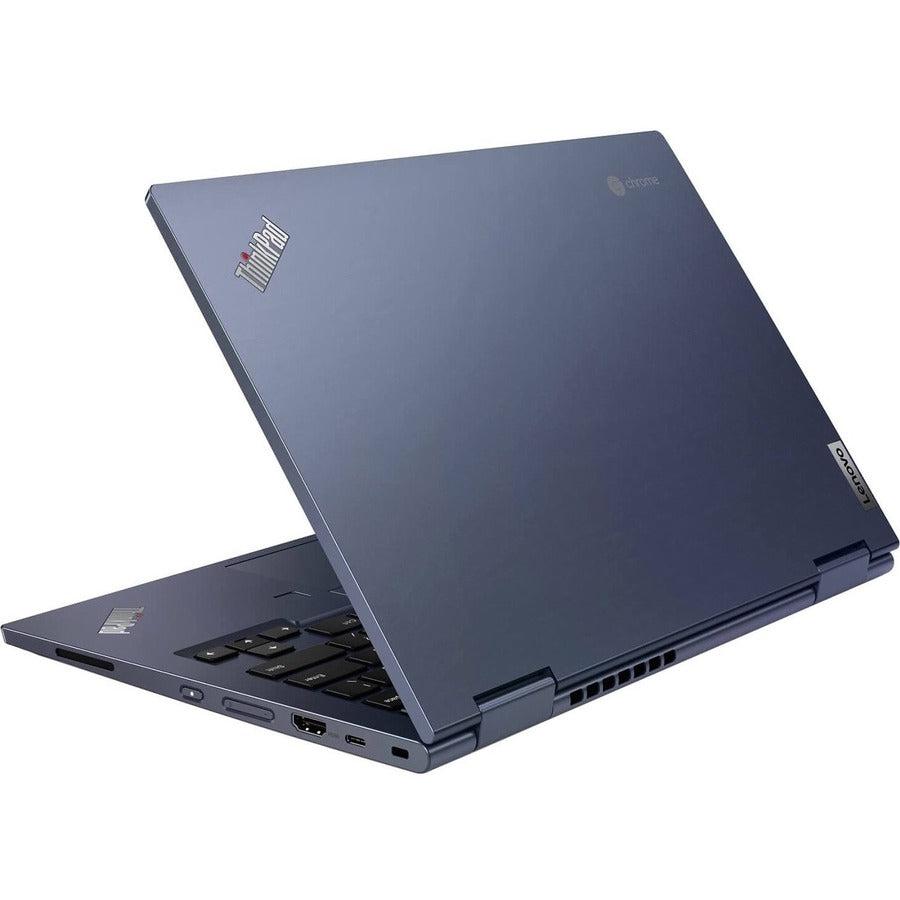 Lenovo Thinkpad C13 Yoga Chromebook 33.8 Cm (13.3") Touchscreen Full Hd Amd Ryzen™ 5 8 Gb Ddr4-Sdram 256 Gb Ssd Wi-Fi 5 (802.11Ac) Chrome Os Blue 20Ux001Rus