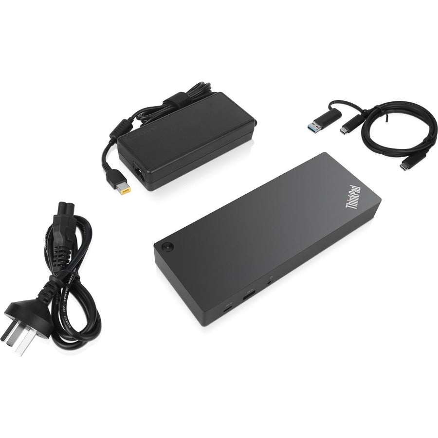Lenovo Thinkpad Hybrid Usb-C With Usb-A Dock Wired Usb 3.2 Gen 2 (3.1 Gen 2) Type-C Black