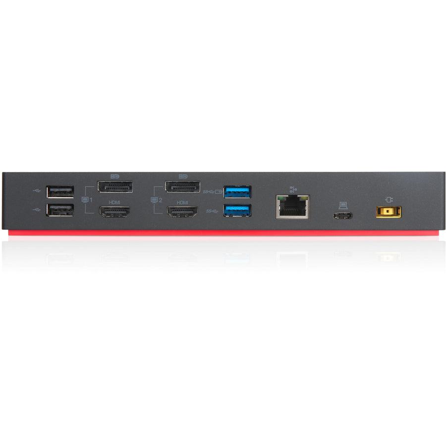 Lenovo Thinkpad Hybrid Usb-C With Usb-A Dock Wired Usb 3.2 Gen 2 (3.1 Gen 2) Type-C Black
