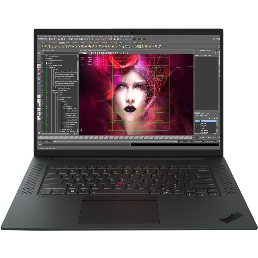 Lenovo Thinkpad P1 Gen 5 21Dds0W500 16" Mobile Workstation - Wqxga - 2560 X 1600 - Intel Core I7 12Th Gen I7-12800H Tetradeca-Core (14 Core) 2.40 Ghz - 32 Gb Total Ram - 512 Gb Ssd - Black