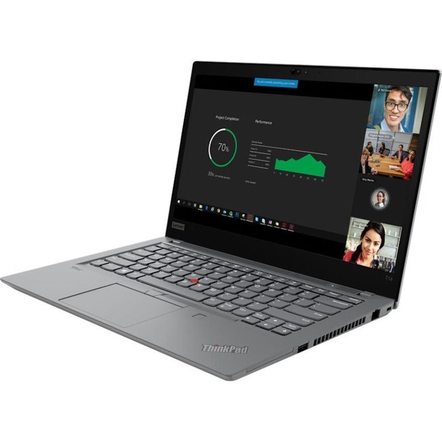 Lenovo Thinkpad T14 Notebook 35.6 Cm (14") Full Hd Amd Ryzen™ 7 Pro 16 Gb Ddr4-Sdram 512 Gb Ssd Wi-Fi 6 (802.11Ax) Windows 10 Pro Grey