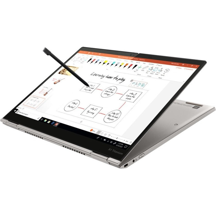 Lenovo ThinkPad X1 Titanium Yoga Gen 1 20QA000QUS 13.5 Touchscreen 2 in 1 Notebook - Intel EVO Core i7 i7-1180G7 Quad-core (4 Core) 2.20 GHz - 16 GB RAM - 512 GB SSD"