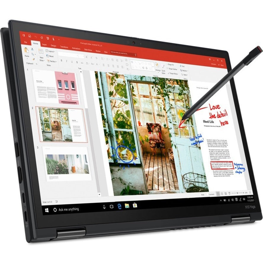 Lenovo Thinkpad X13 Yoga Hybrid (2-In-1) 33.8 Cm (13.3") Touchscreen Wuxga Intel® Core™ I5 8 Gb
