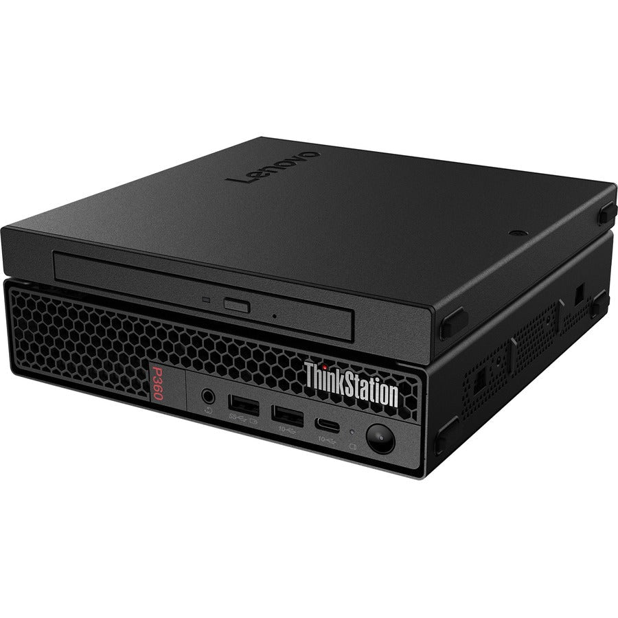 Lenovo Thinkstation P360 30Fa001Xus Workstation - 1 X Intel Core I5 Hexa-Core (6 Core) I5-12500T 12Th Gen 2 Ghz - 16 Gb Ddr5 Sdram Ram - 512 Gb Ssd - Tiny - Black