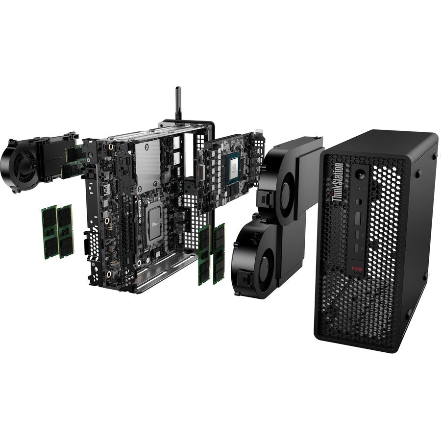 Lenovo Thinkstation P360 Ultra 30G10017Us Workstation - 1 X Intel Core I9 Hexadeca-Core (16 Core) I9-12900K 12Th Gen 3.20 Ghz - 32 Gb Ddr5 Sdram Ram - 1 Tb Ssd - Ultra Small