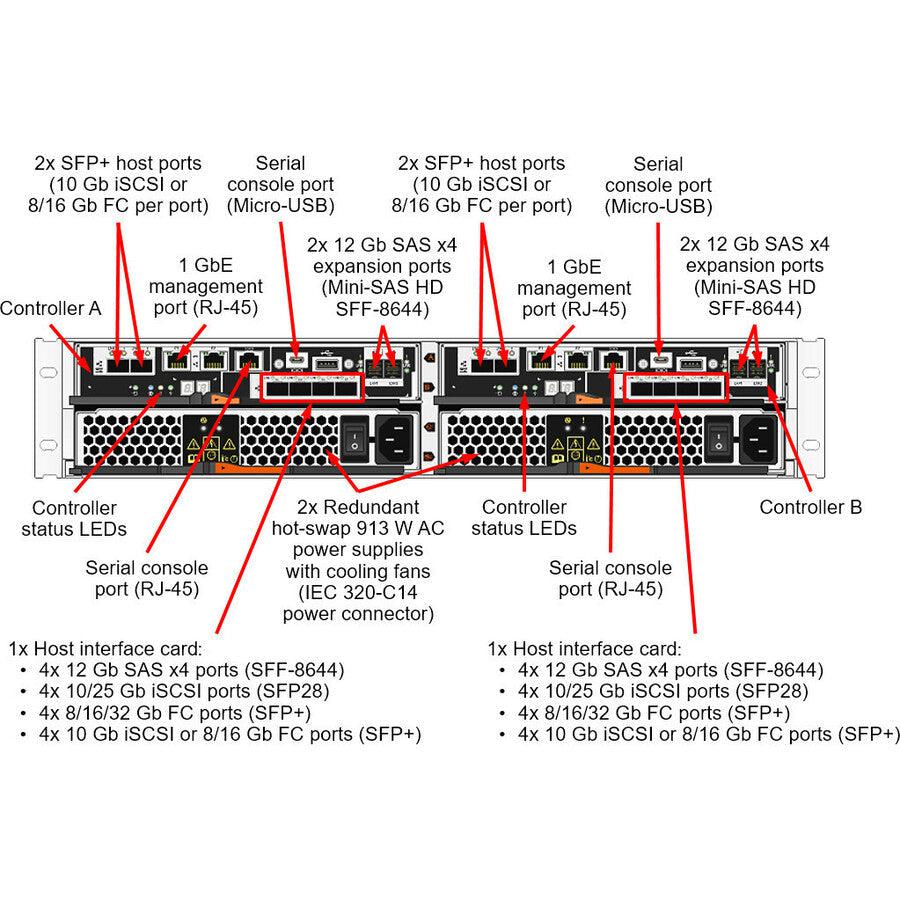 Lenovo Thinksystem De4000H Hybrid Storage Array 7Y74A002Ww
