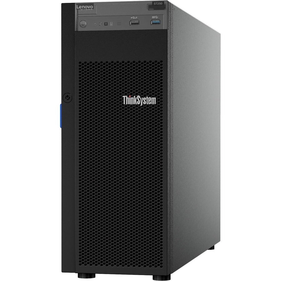 Lenovo Thinksystem St250 7Y45A063Na 4U Tower Server - 1 X Intel Xeon E-2236 3.40 Ghz - 16 Gb Ram - Serial Ata/600 Controller