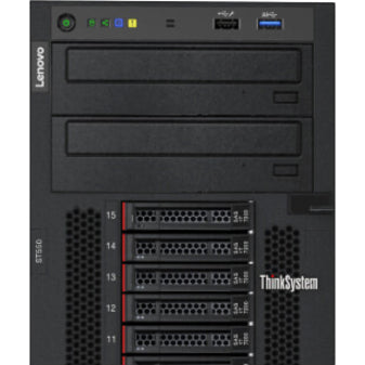 Lenovo ThinkSystem ST550 7X10A0BHNA 4U Tower Server - 1 x Intel Xeon Silver 4208 2.10 GHz - 16 GB RAM - 12Gb/s SAS, Serial ATA/600 Controller