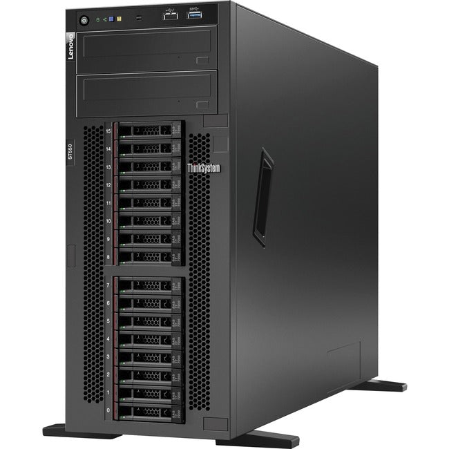 Lenovo ThinkSystem ST550 7X10A0EJNA 4U Tower Server - 1 x Intel Xeon Bronze 3204 1.90 GHz - 32 GB RAM - 12Gb/s SAS, Serial ATA/600 Controller