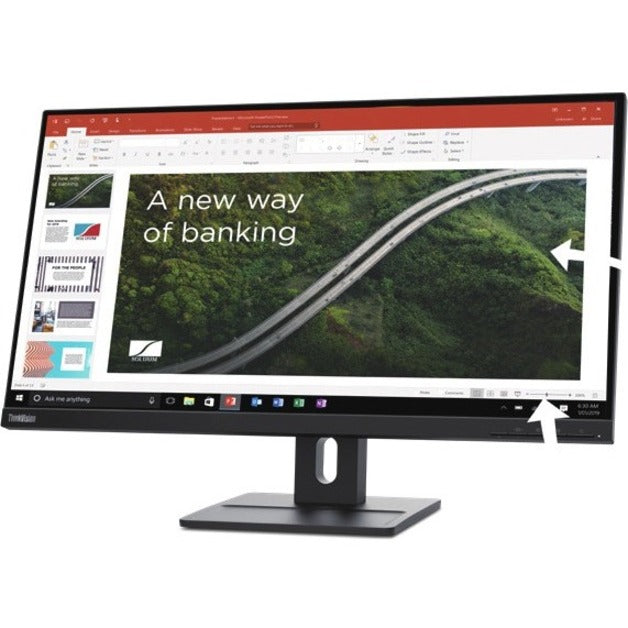 Lenovo Thinkvision E27Q-20 68.6 Cm (27") 2560 X 1440 Pixels Quad Hd Led Black