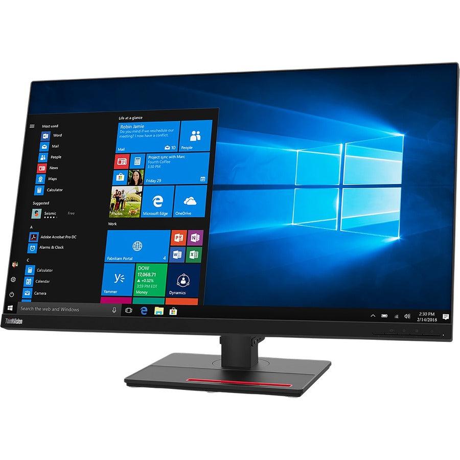 Lenovo Thinkvision T32H-20 81.3 Cm (32") 2560 X 1440 Pixels Quad Hd Led Black